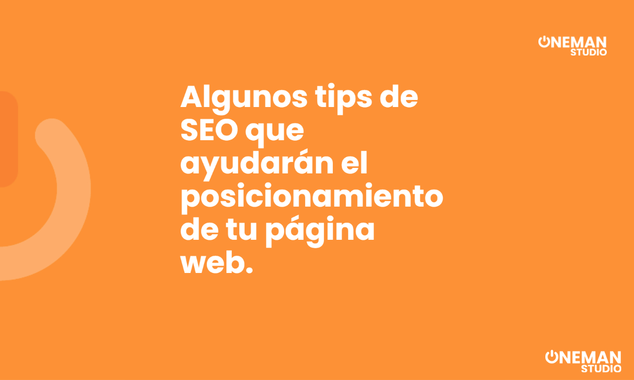 SEO tips para mejorar el posicionamiento de tu sitio web